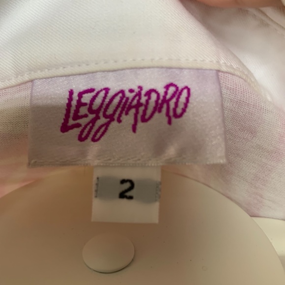 Leggiadro animal print cotton blouse. Worn‎ 1x . Retail 300 - Picture 2 of 6